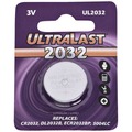Ultralast Lithium Coin CR2032 Cell Battery UL2032